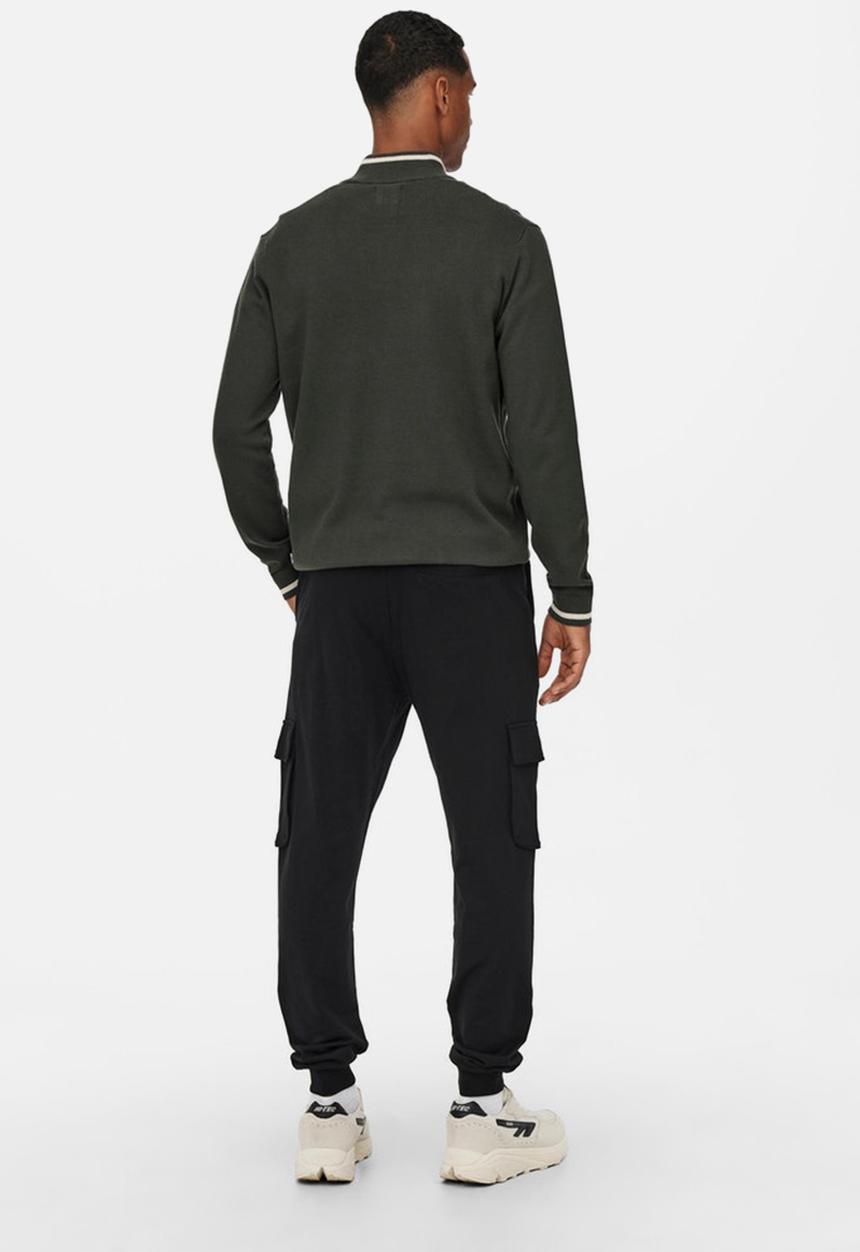 Only & Sons - Onskian life kendrick cargo  pant noos - black