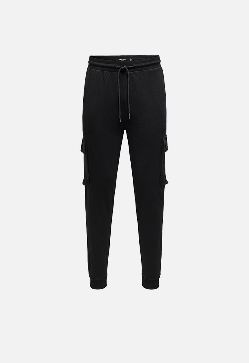Only & Sons - Onskian life kendrick cargo  pant noos - black