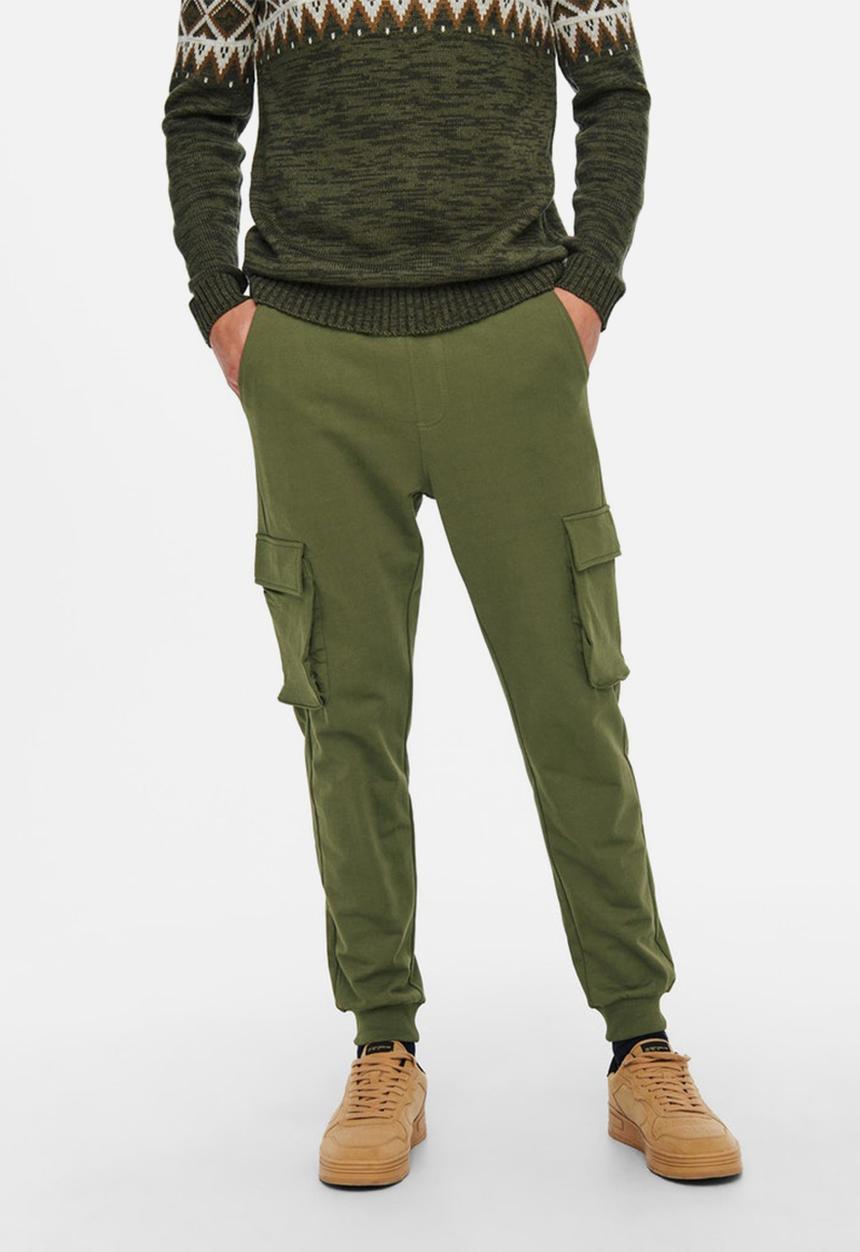 Only & Sons - Onskian life kendrick cargo  pant noos - kangaroo