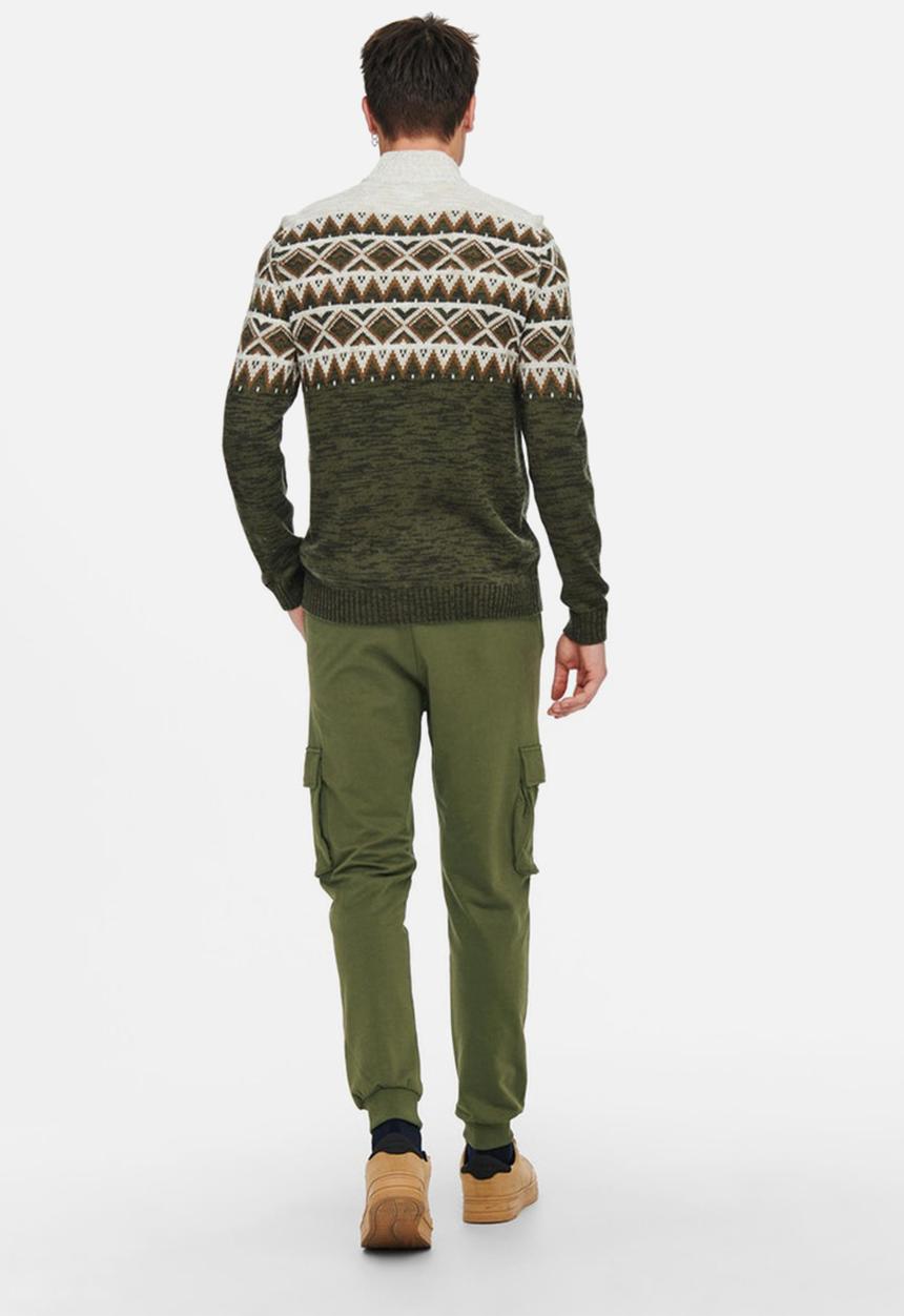 Only & Sons - Onskian life kendrick cargo  pant noos - kangaroo
