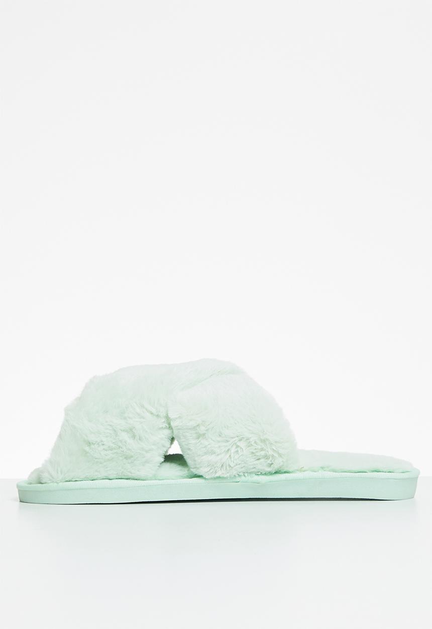 dailyfriday - Rockabye crossover strap slipper - mint