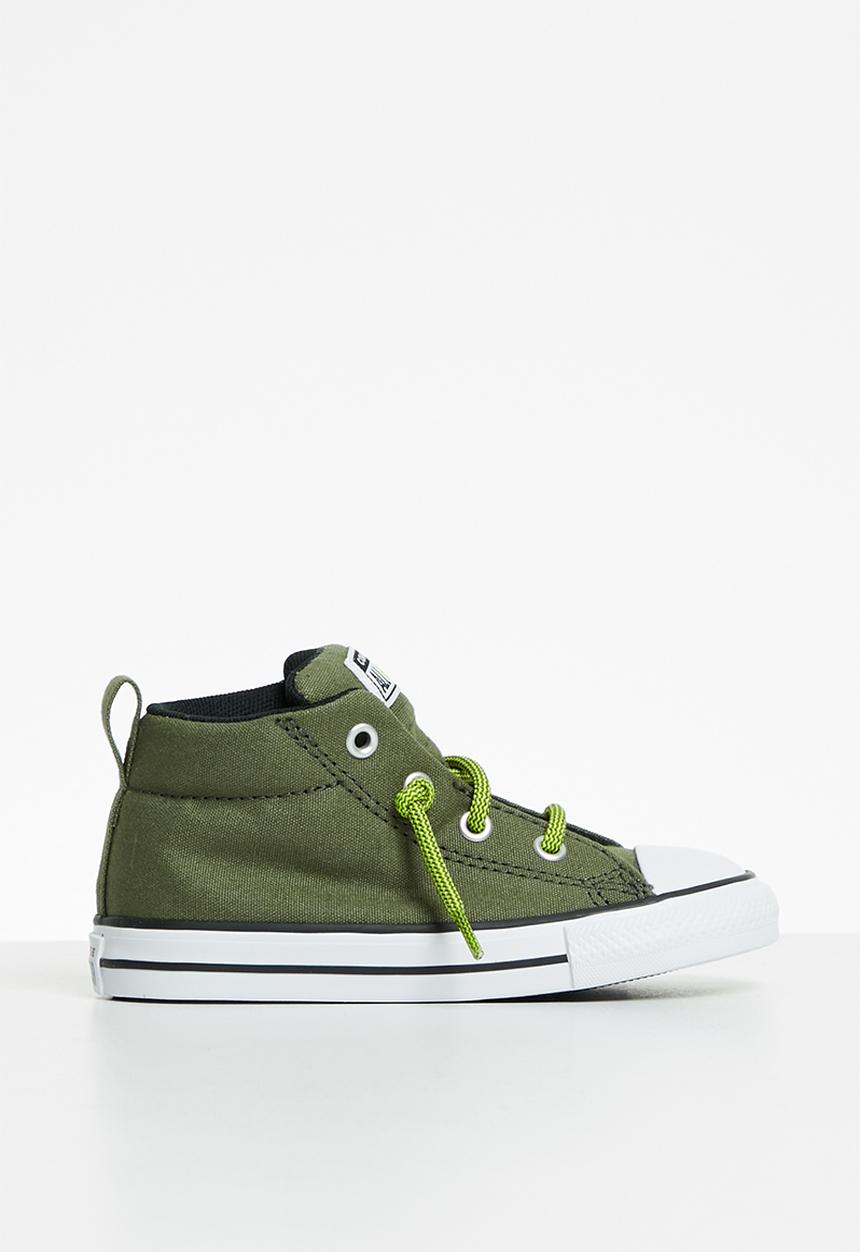 Converse - Chuck taylor all star street mid - field surplus/lime twist/black