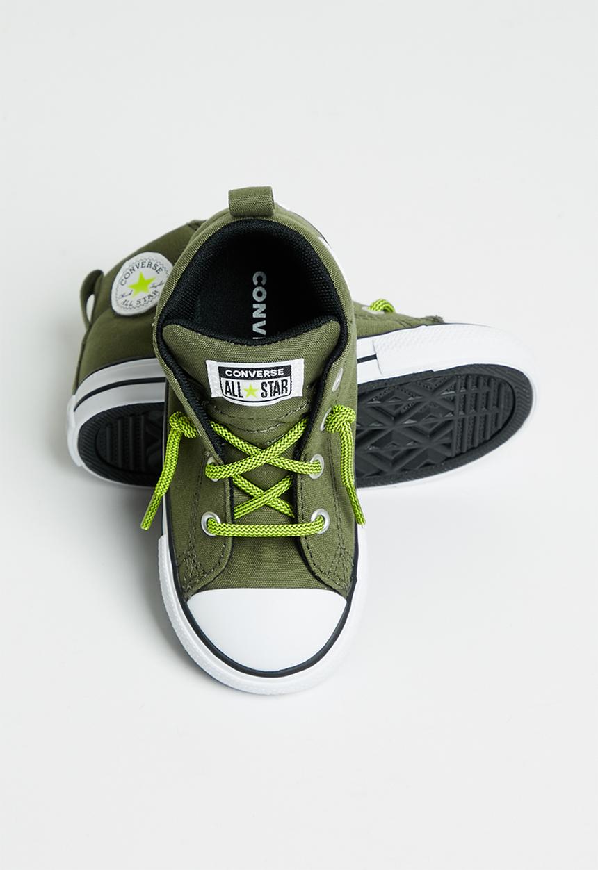 Converse - Chuck taylor all star street mid - field surplus/lime twist/black