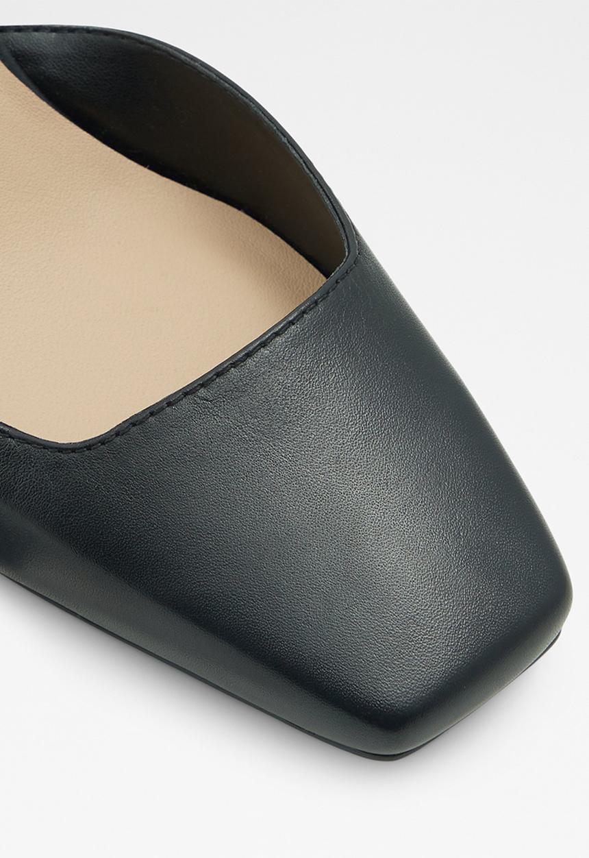 ALDO - Softie leather heel - black