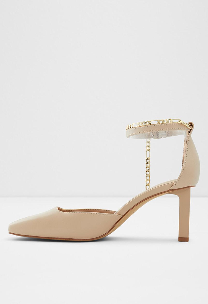 ALDO - Softie leather heel - light beige