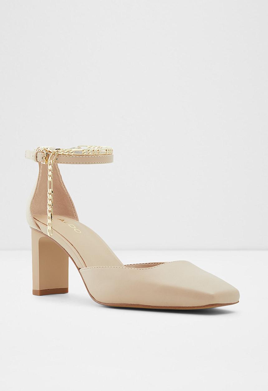 ALDO - Softie leather heel - light beige