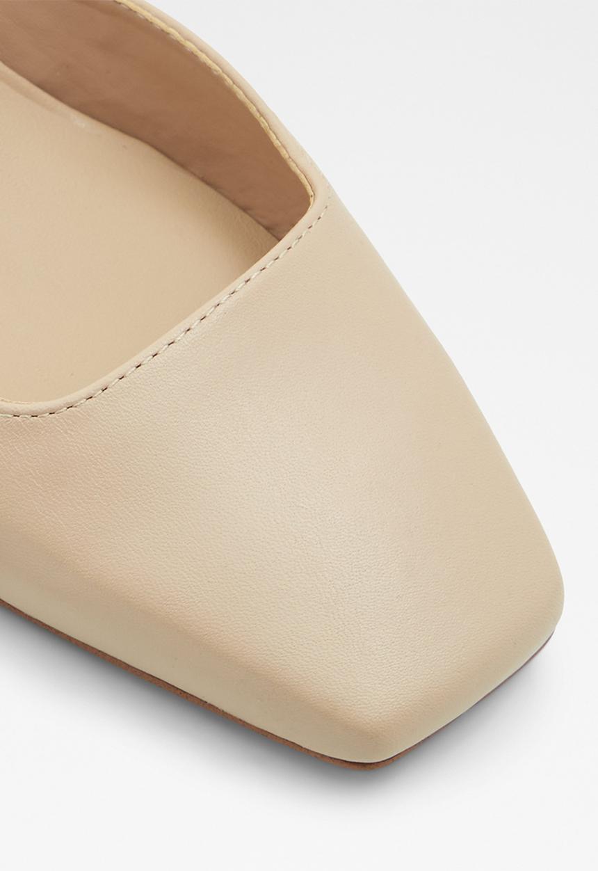 ALDO - Softie leather heel - light beige