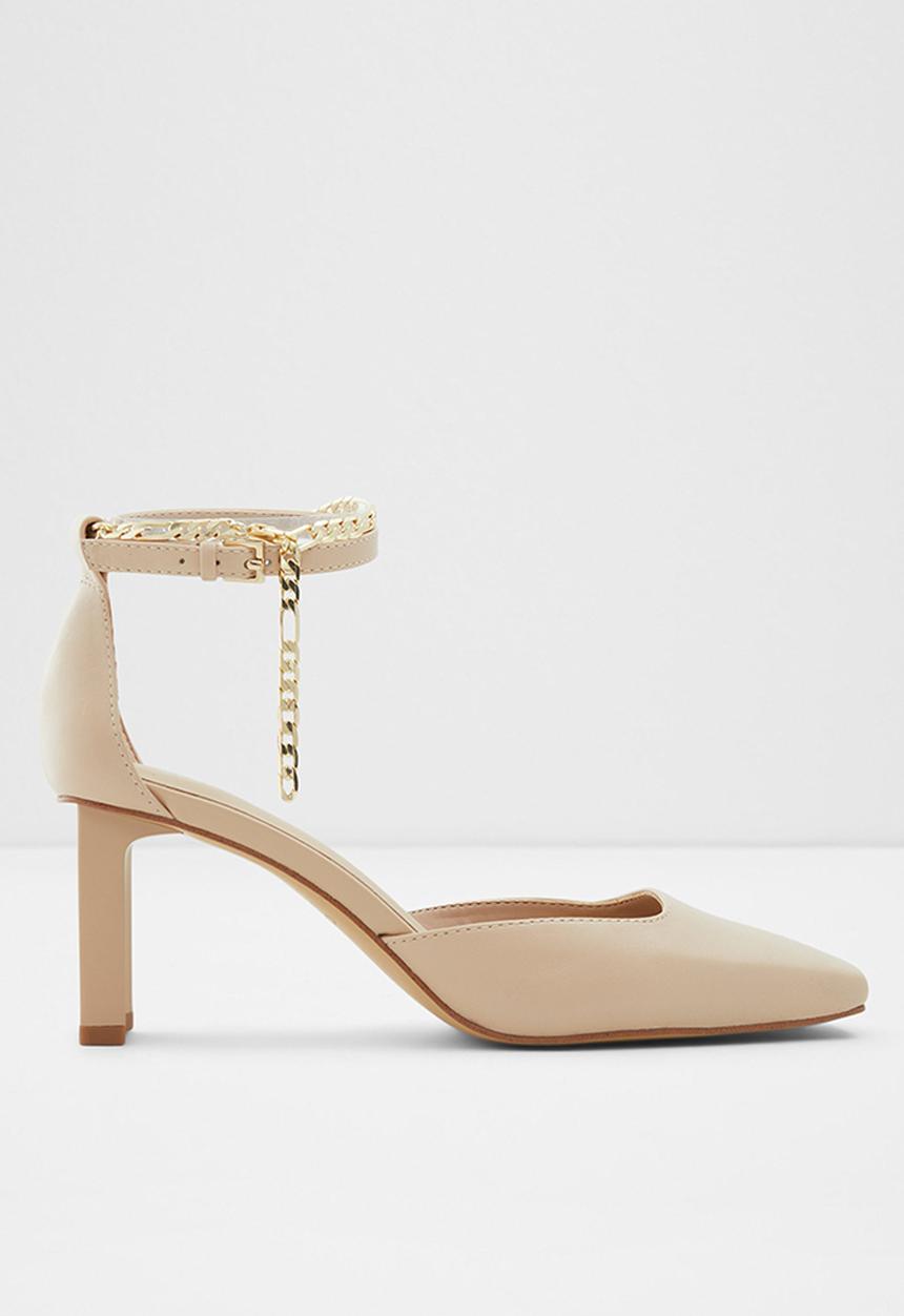 ALDO - Softie leather heel - light beige