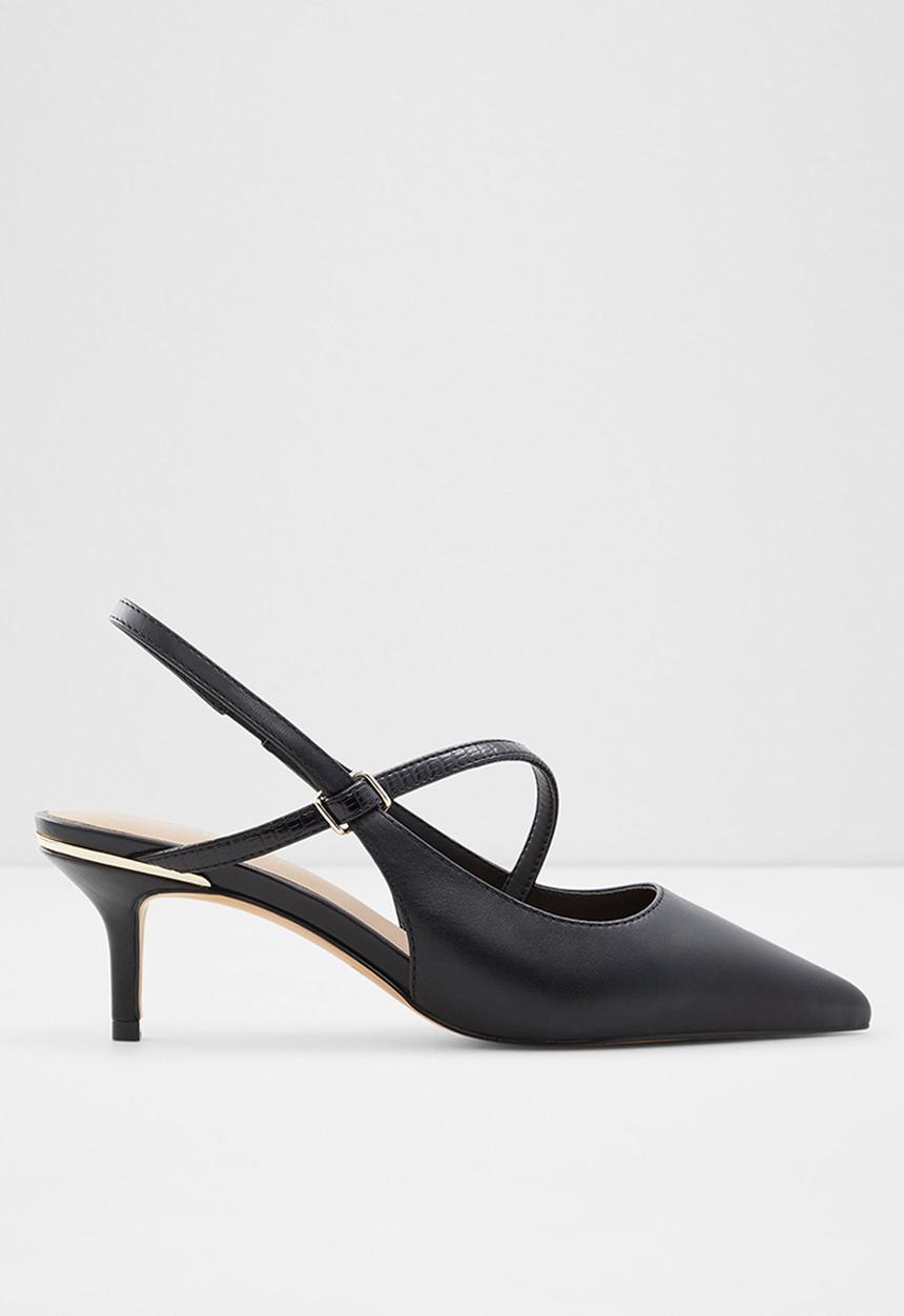 ALDO - Iluka leather heel - black