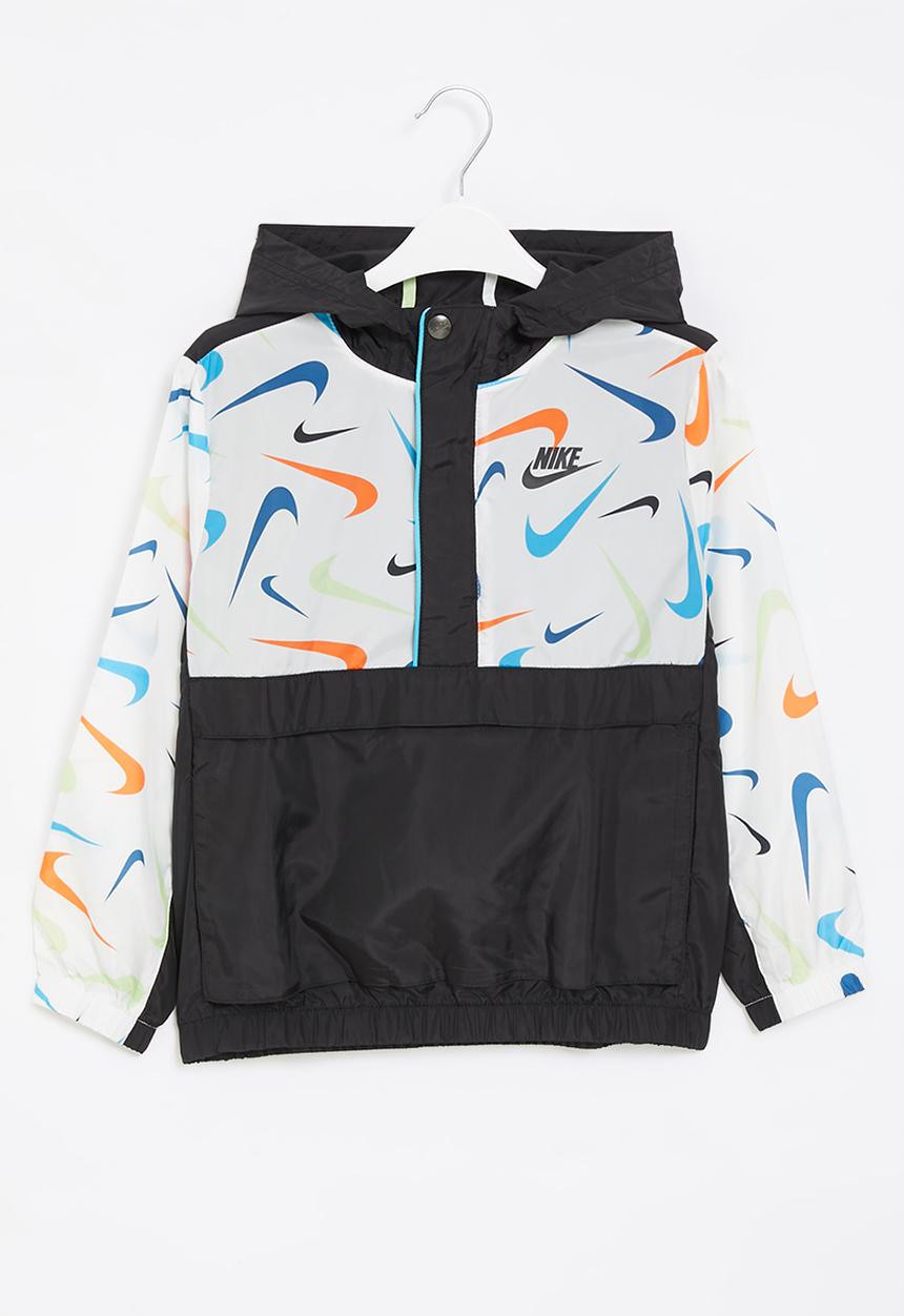 Nike - Nkb nsw woven anorak aop - black