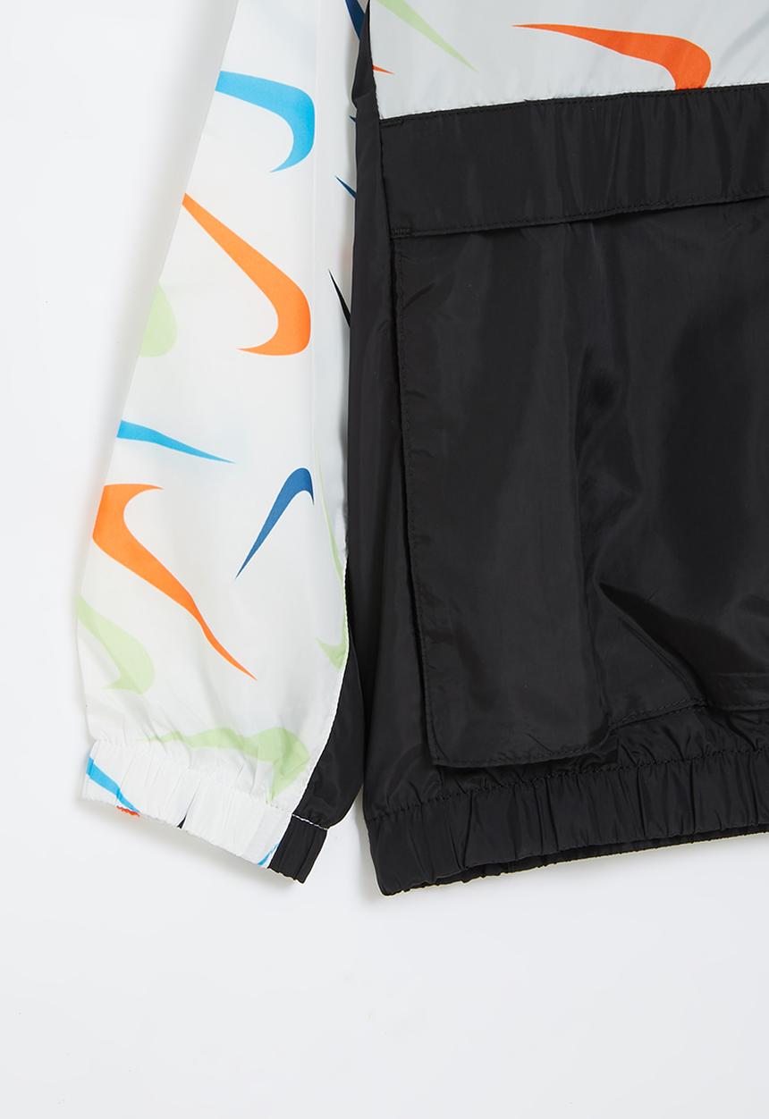 Nike - Nkb nsw woven anorak aop - black