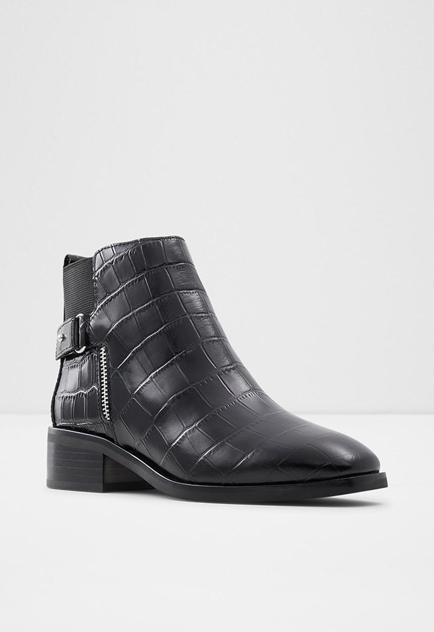 ALDO - Oneraven leather boot - black