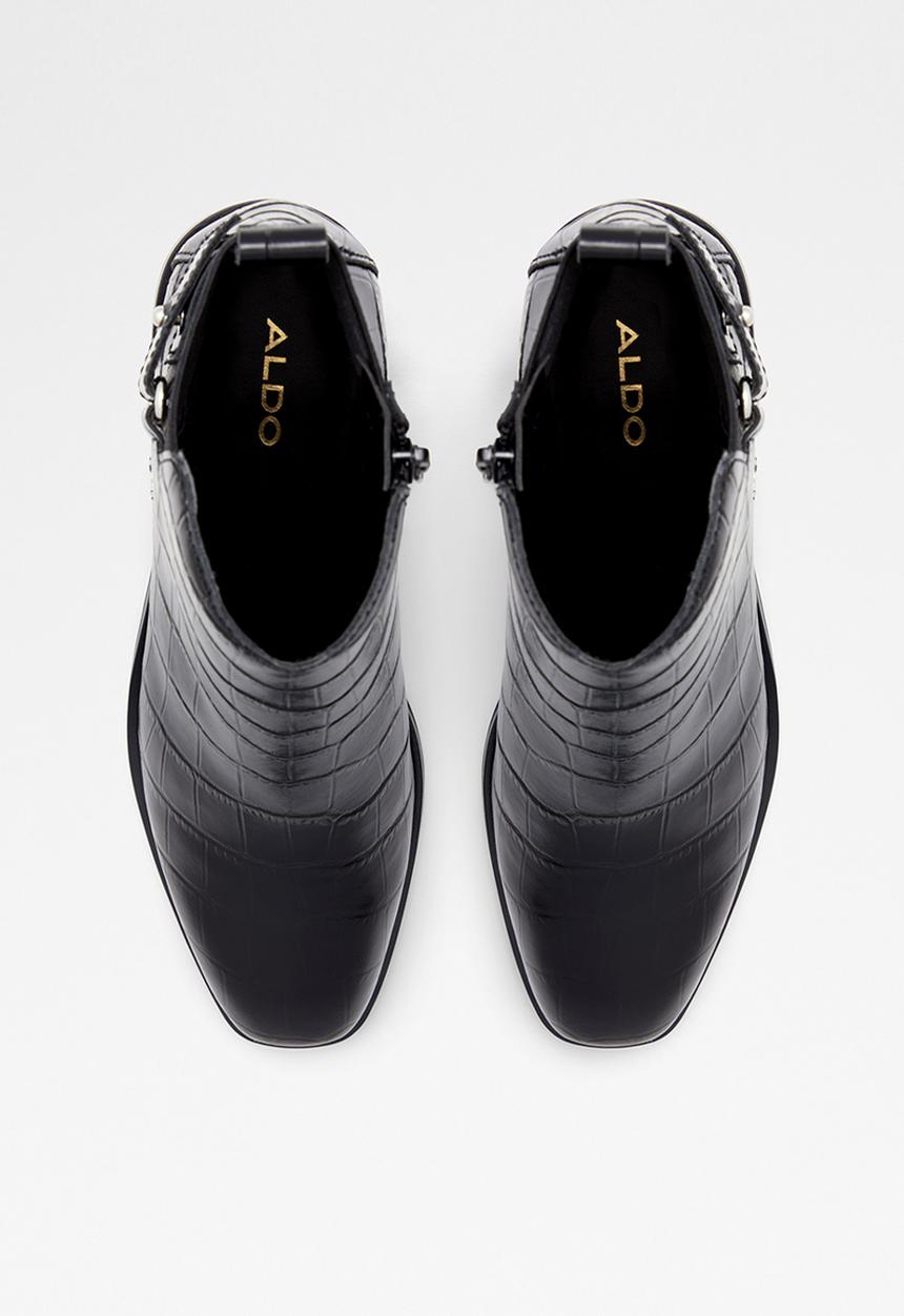 ALDO - Oneraven leather boot - black