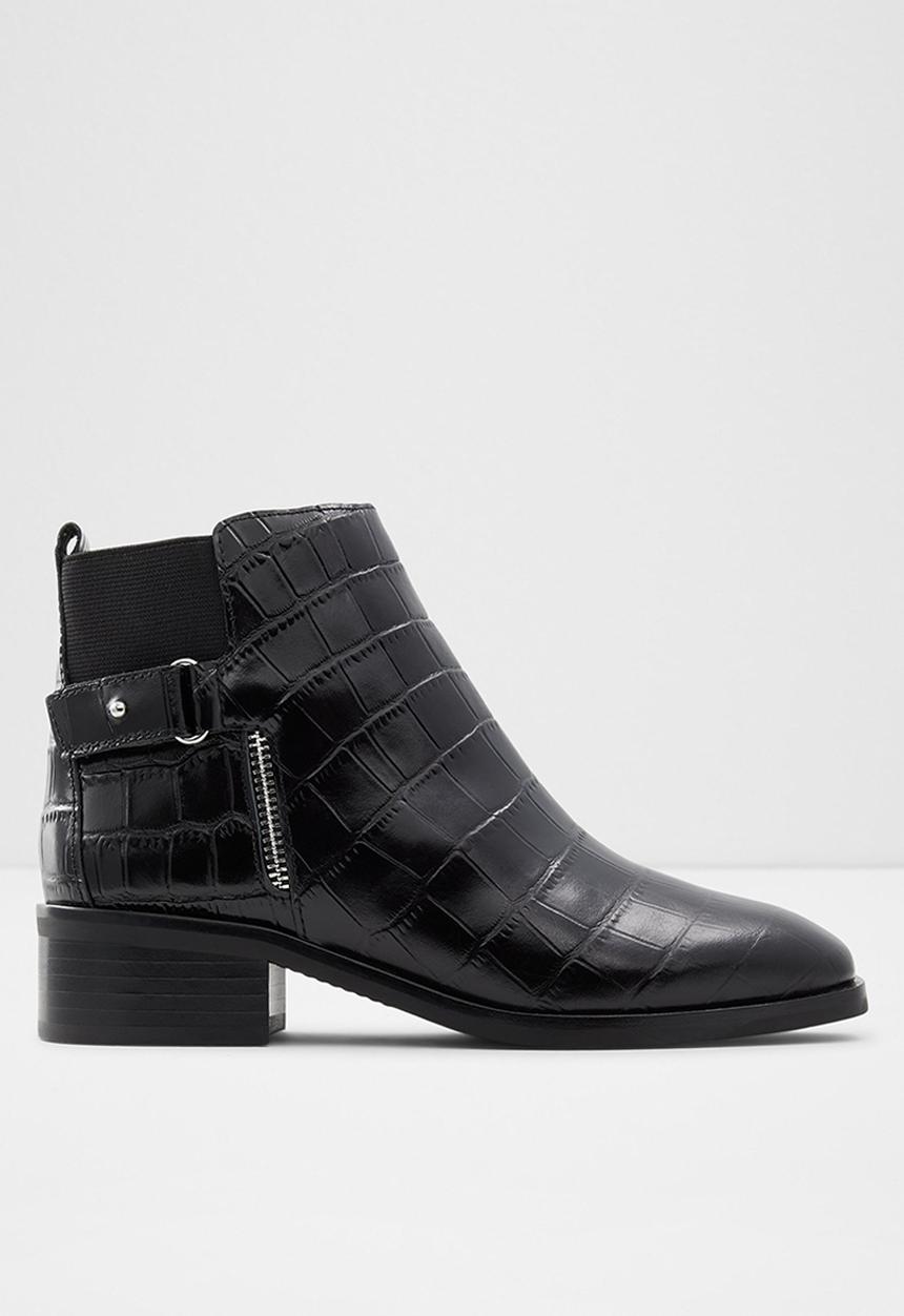 ALDO - Oneraven leather boot - black