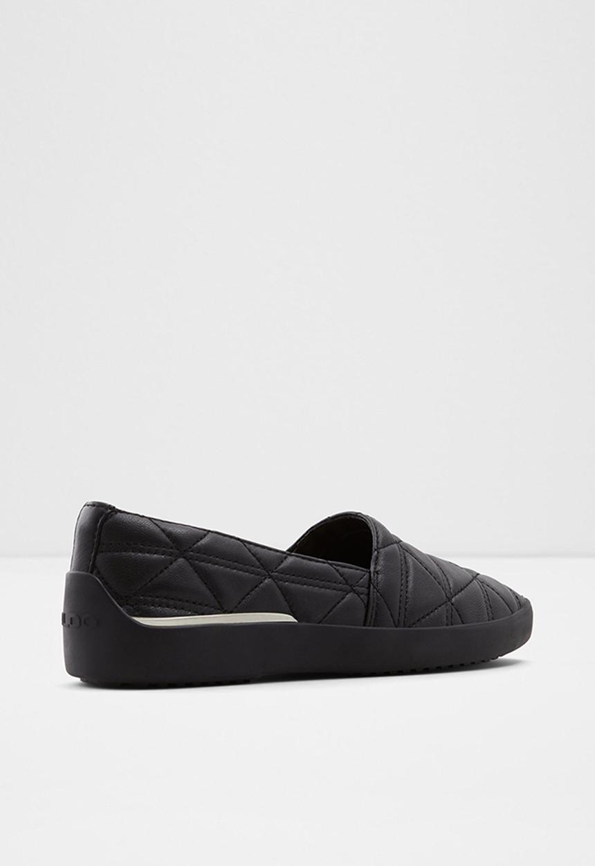 ALDO - Quilten leather slip-on - black