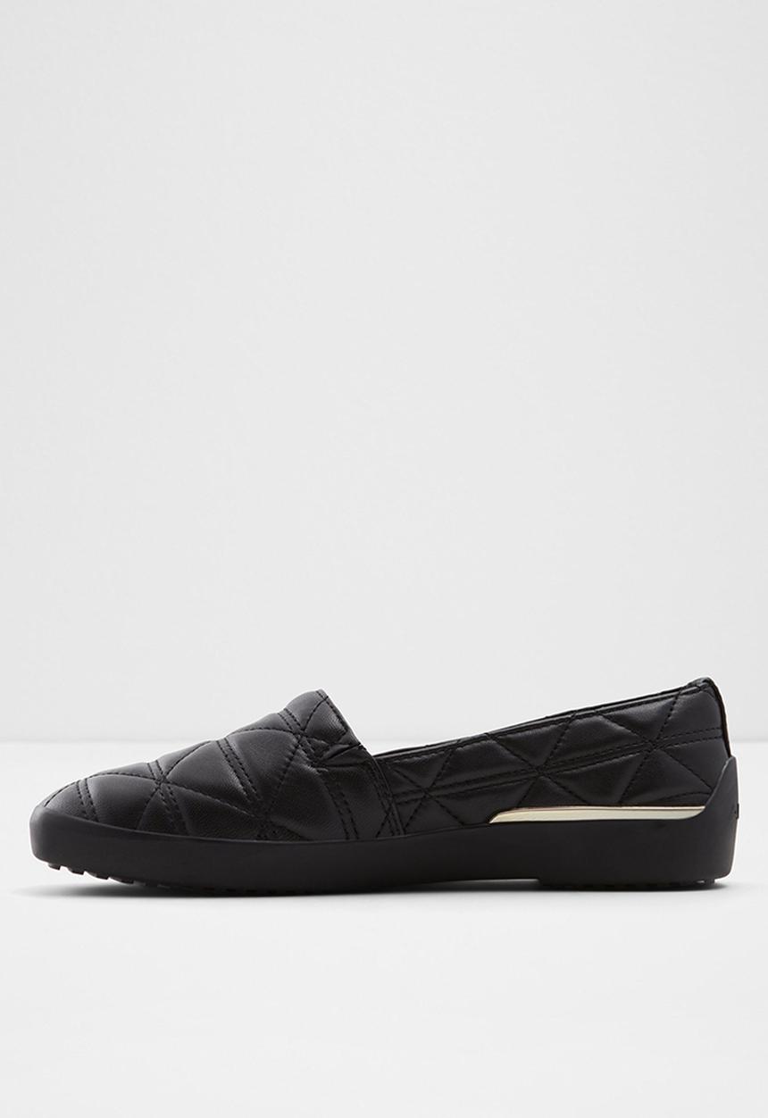 ALDO - Quilten leather slip-on - black