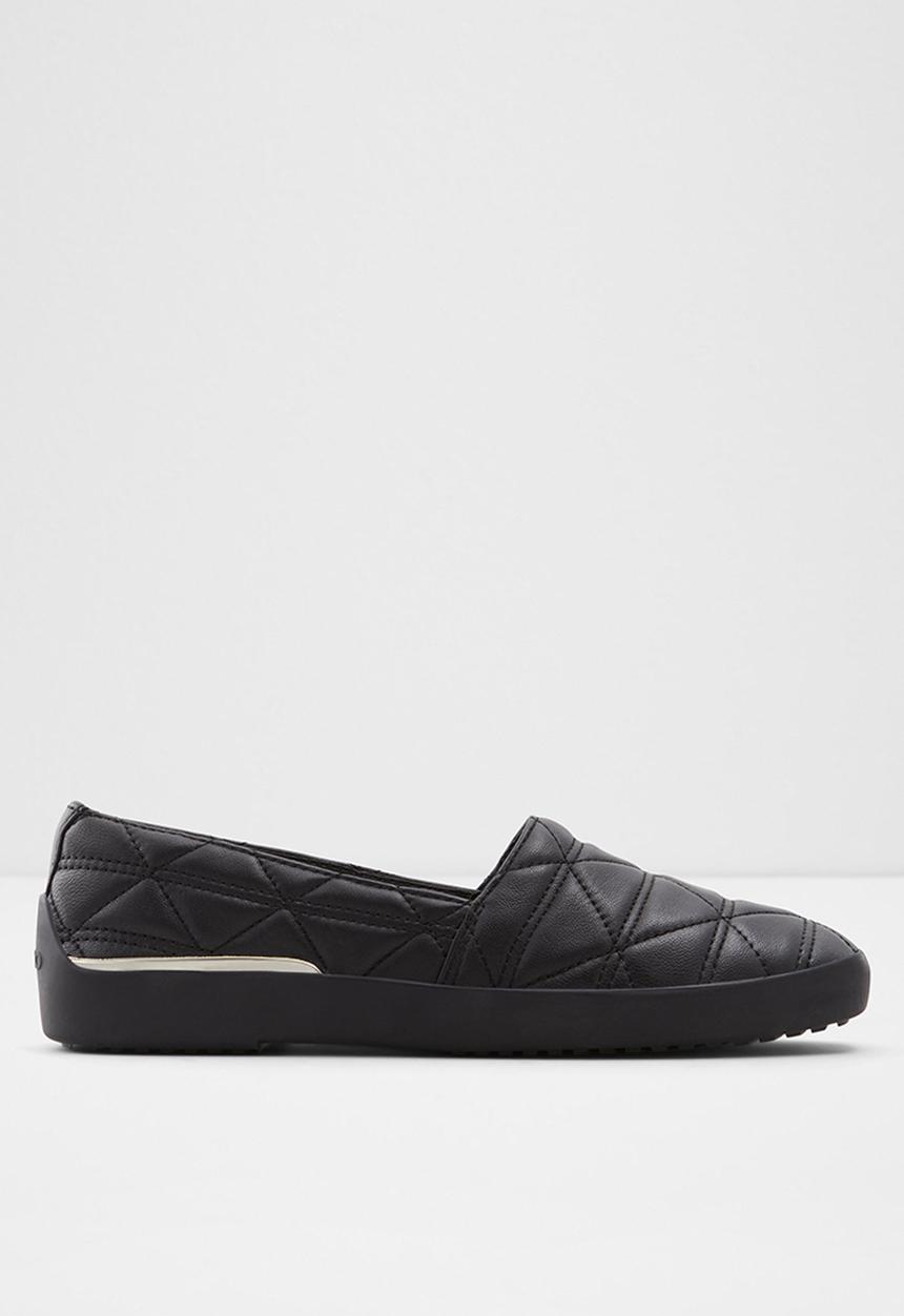 ALDO - Quilten leather slip-on - black