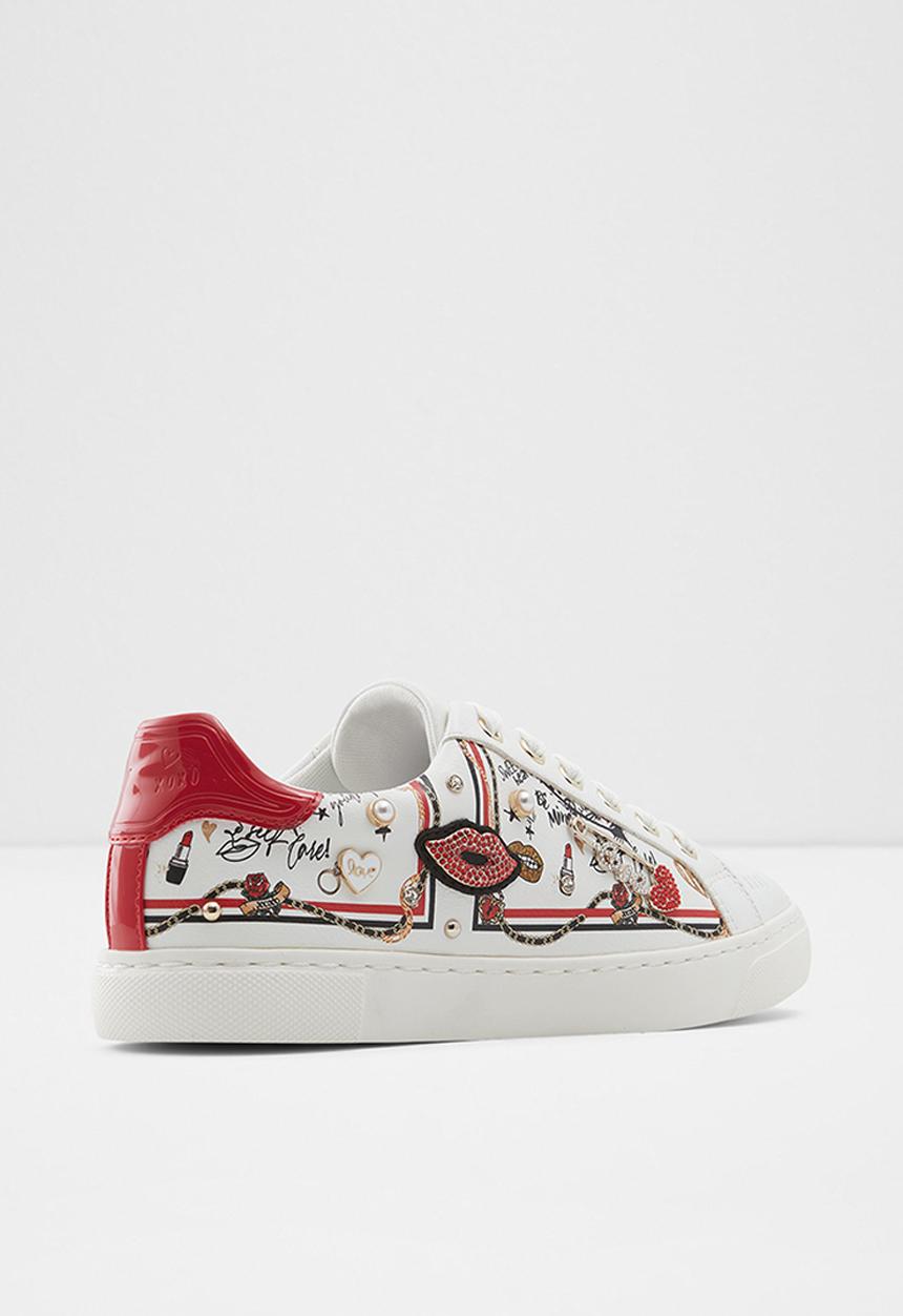 ALDO - Meday sneaker - white & red