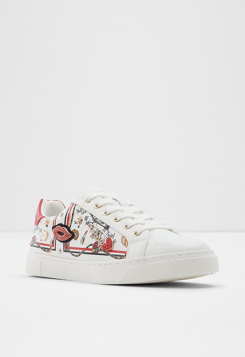 ALDO - Meday sneaker - white & red
