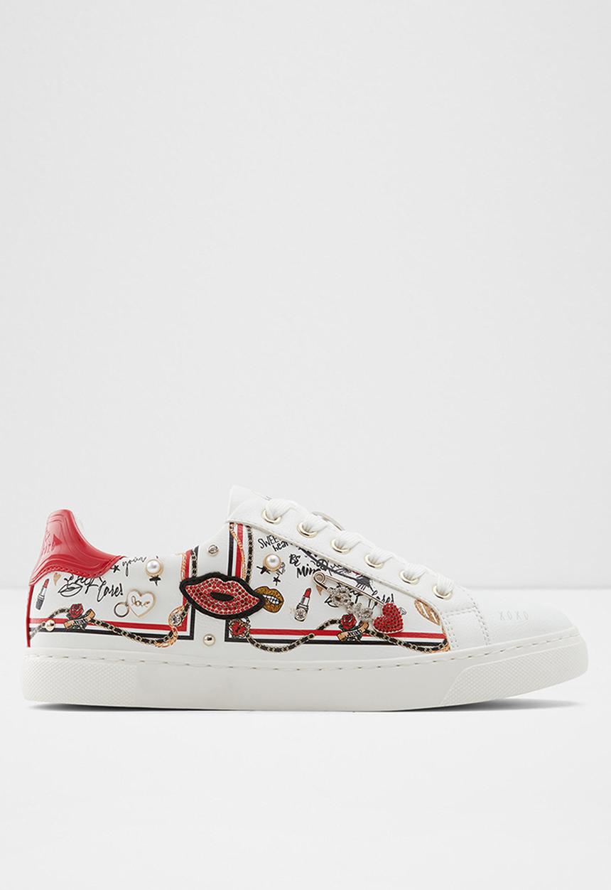 ALDO - Meday sneaker - white & red