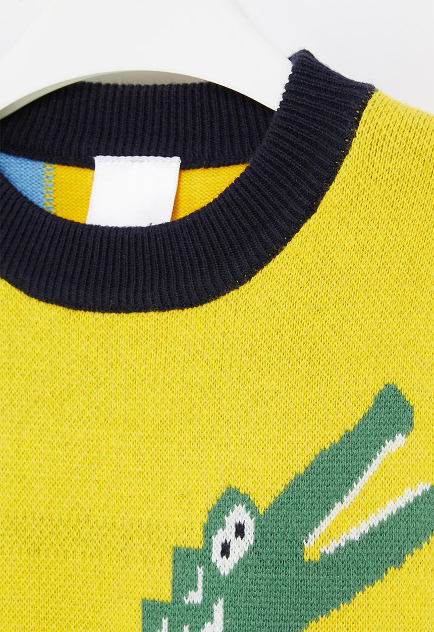 Pop Candy - Boys crocodile sweater - multi