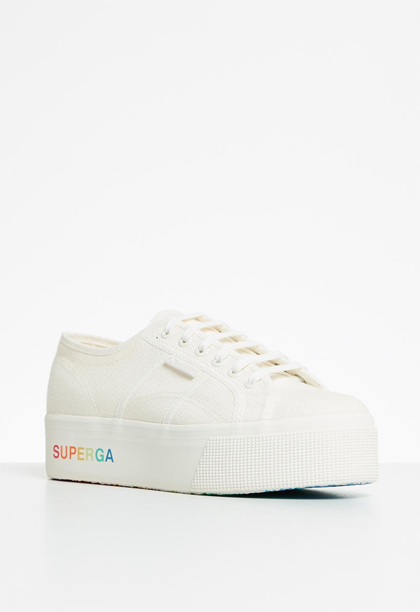SUPERGA - 2790 shaded lettering - white avorio