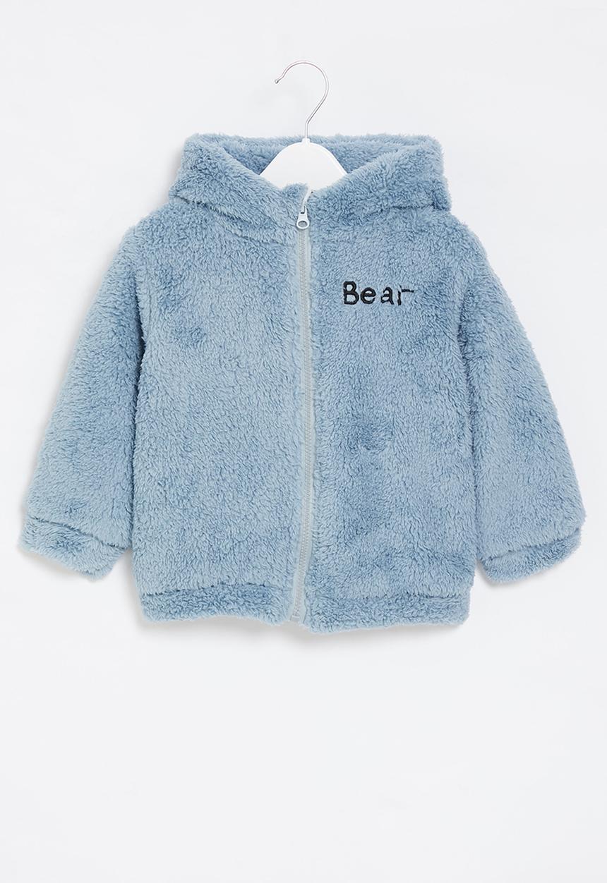 Pop Candy - Boys hooded jacket with ears - blue
