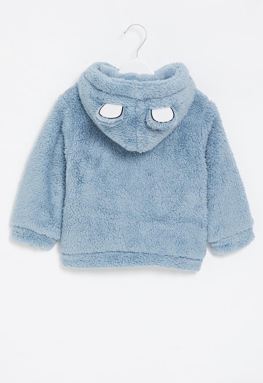 Pop Candy - Boys hooded jacket with ears - blue
