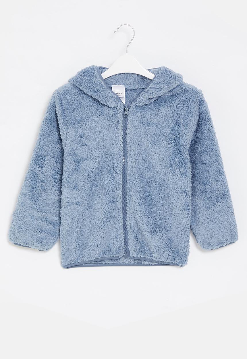Pop Candy - Boys teddy jacket - blue