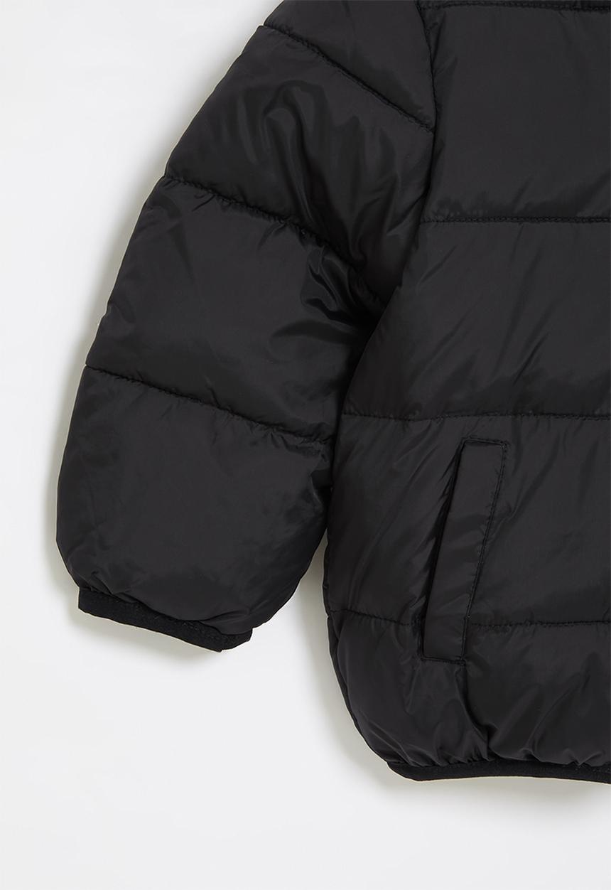 Pop Candy - Boys hooded puffer jacket - black