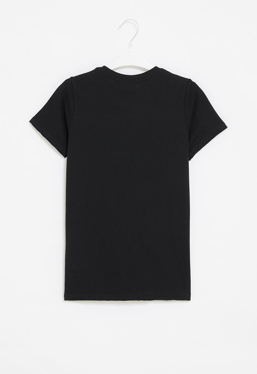 Superbalist - Tween boys smiley graphic tee - black