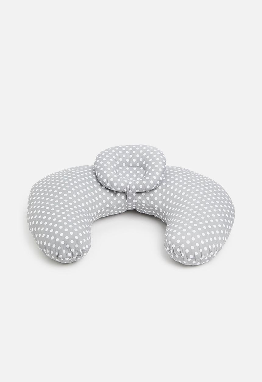 Pop Candy - Polka dot pillow - grey