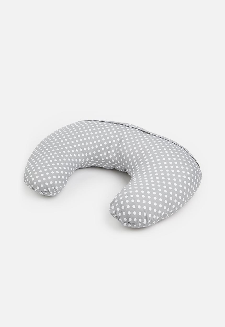 Pop Candy - Polka dot pillow - grey