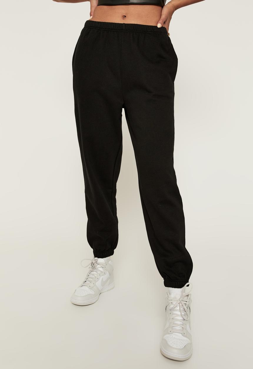 Supré  - 90s jogger track pant - black
