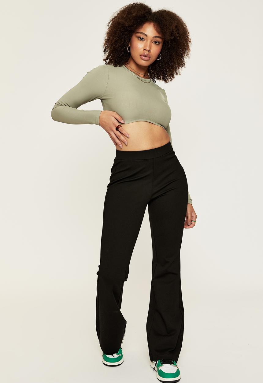 Supré  - Flare pant - black