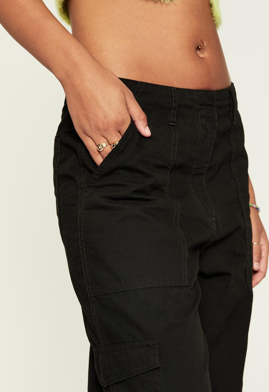 Supré  - Mikayla cargo pant - black