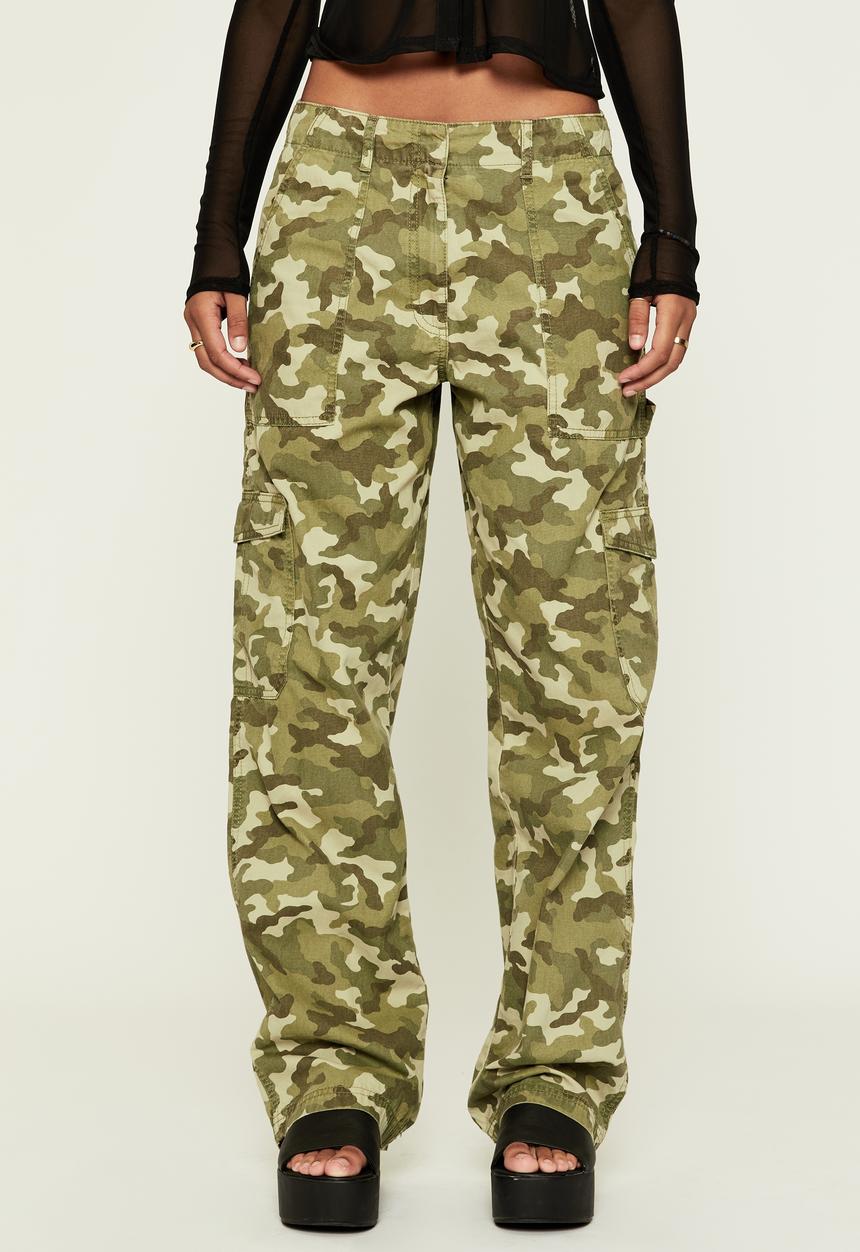 Supré  - Mikayla cargo pant - jordan camo khaki