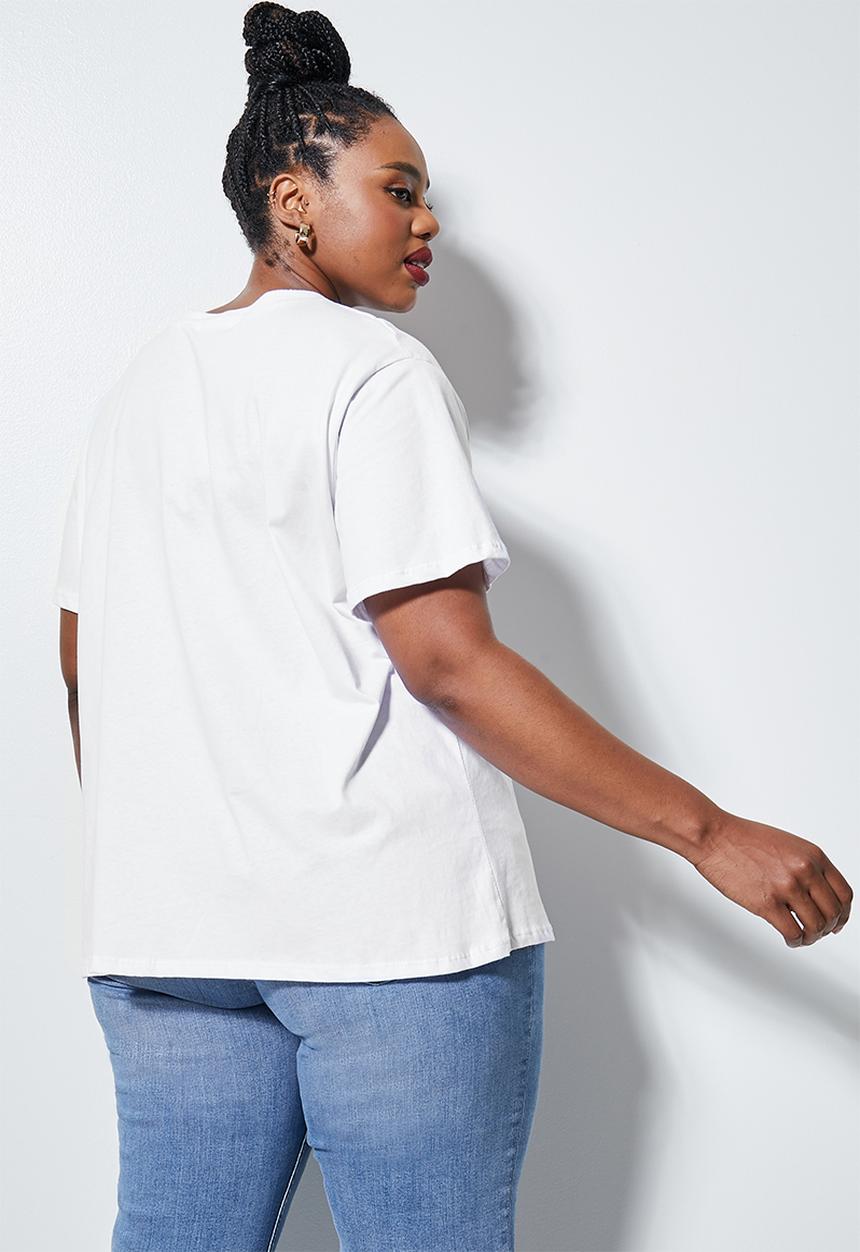 Superbalist - Drum Lebo line drawing tee - white