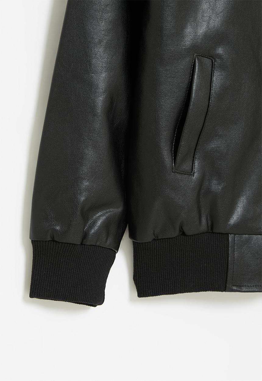 Rebel Republic - Boys faux leather jacket - black