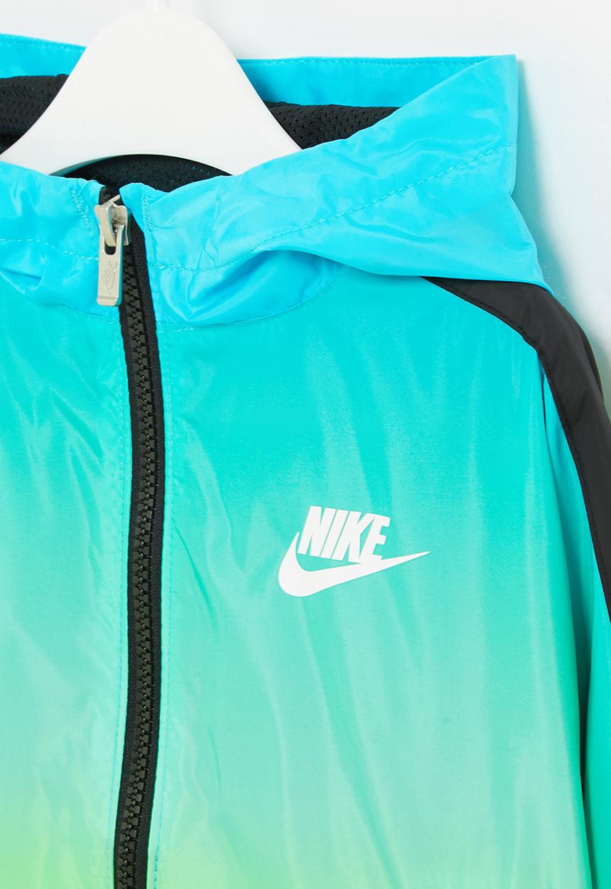 Nkb rise gradient woven jacket - lime glow1