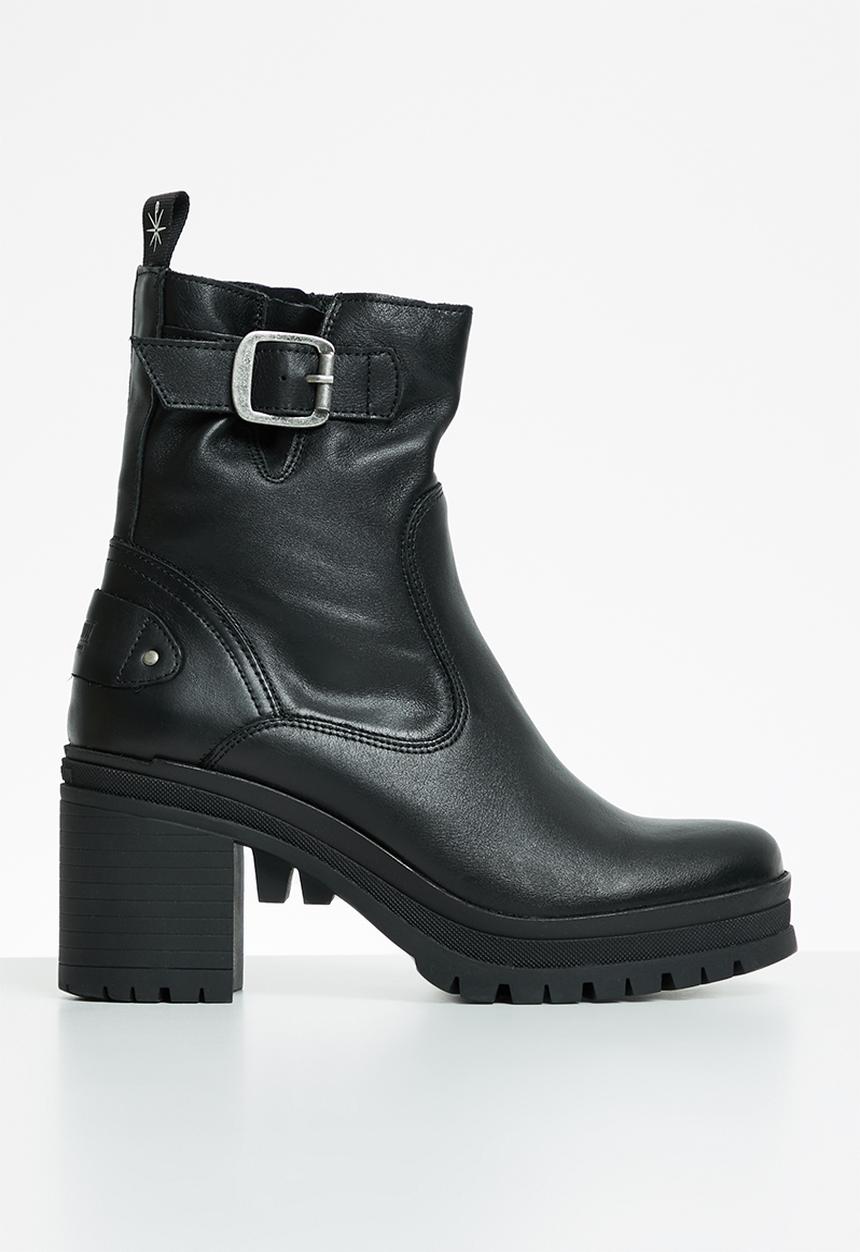 Palladium Manufacture - Mona 01 nappa leather - black
