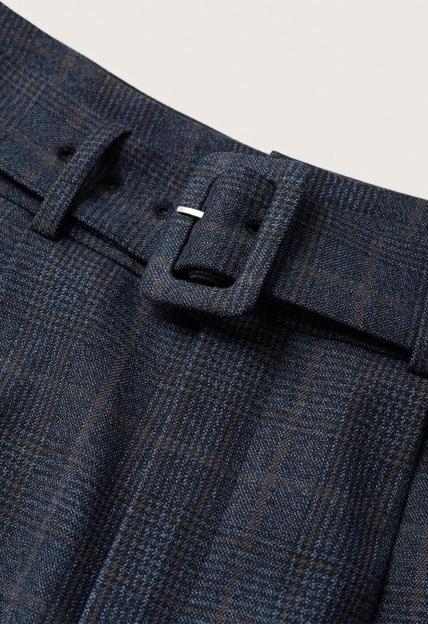 MANGO - Trousers lita - navy