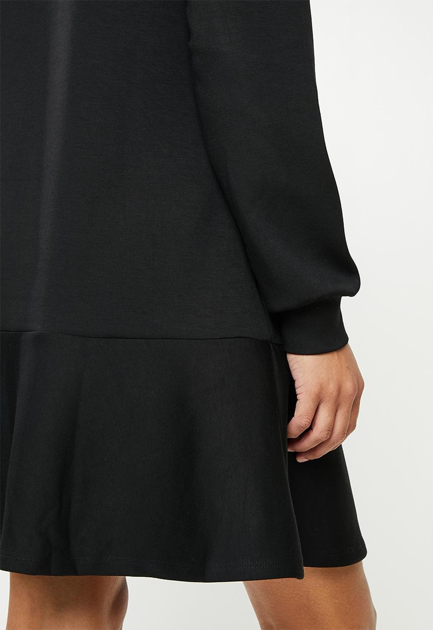 Glamorous - Knitted mercury dress - black