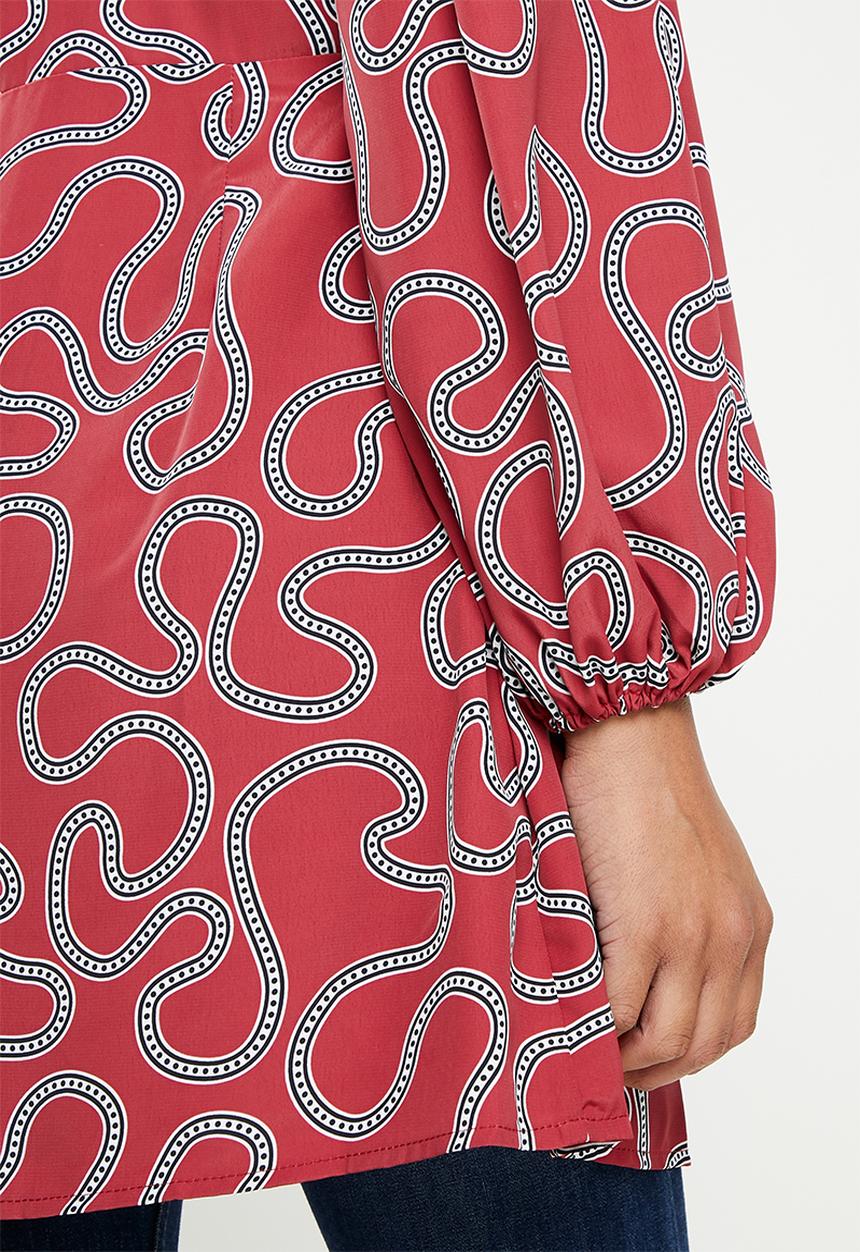 Glamorous - Abstract volume sleeve - pink