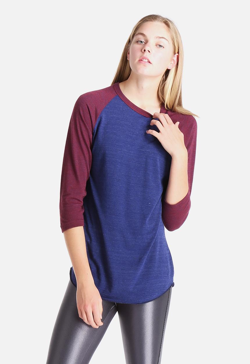 American Apparel - Tri-Blend 3/4 Sleeve Raglan