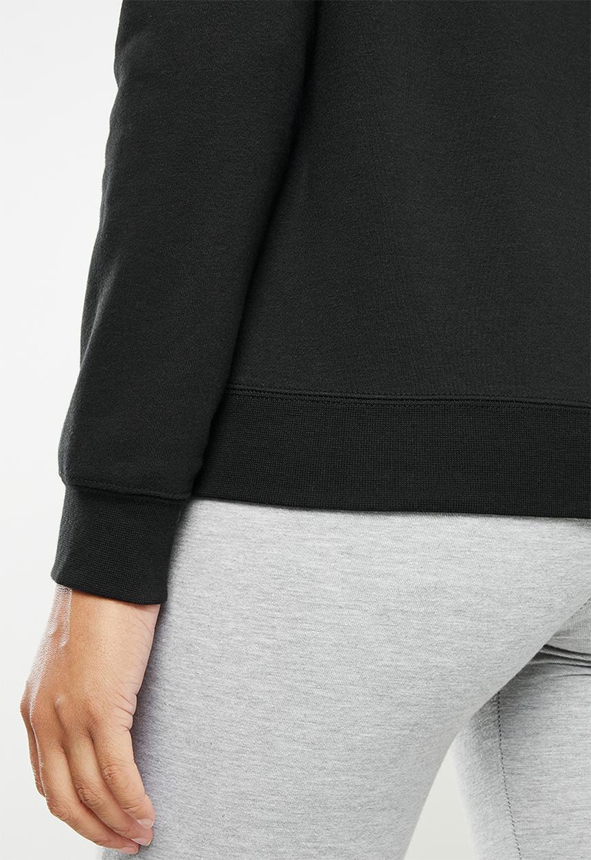 Nike - Nsw essntial fleece gx crew - black & white