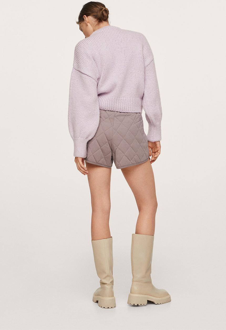 MANGO - Sweater corona - light pastel purple