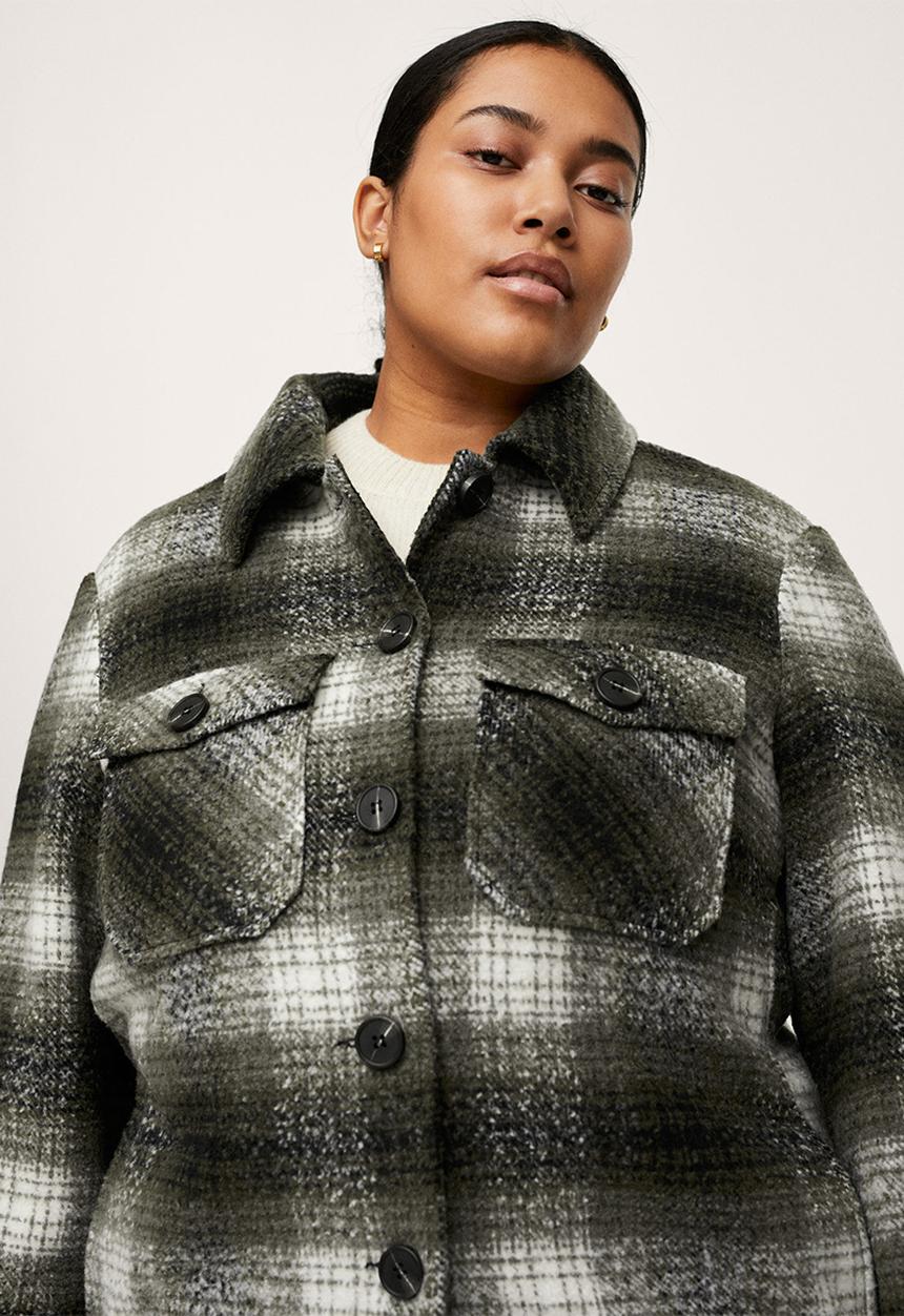 MANGO - Plus jacket candy - light pastel green