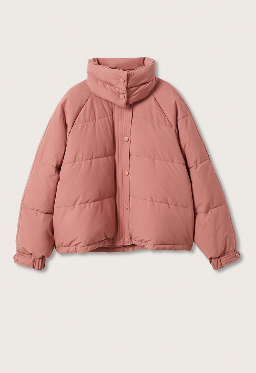 MANGO - Plus anorak cherry - light pastel pink