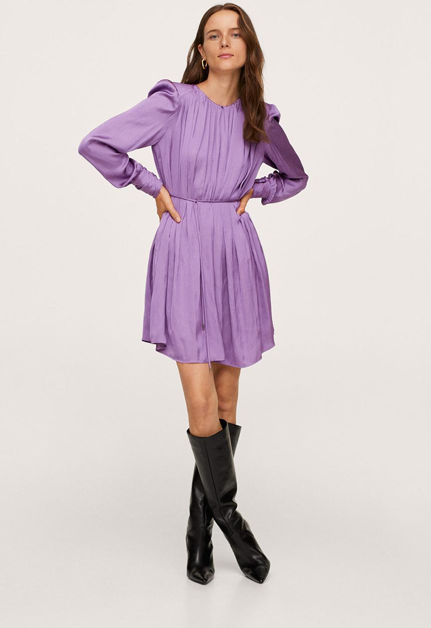 MANGO - Dress antonia - light pastel purple